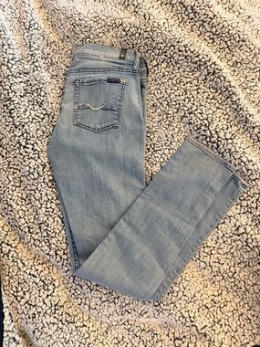 7 For All Mankind Roxanne Women’s sz 30 Light Blue Skinny Jeans
